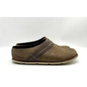 Chaco Women Shoes Women’s Size 6 Caribou Nubuck Leather Slip On Mule J106372